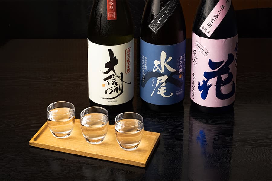 銀座 真田の日本酒(信州の地酒)